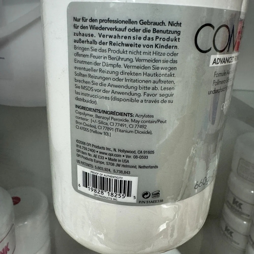 OPI‎ Competition Advanced Formula Acrylic System Opaque White 660g/23.3oz New